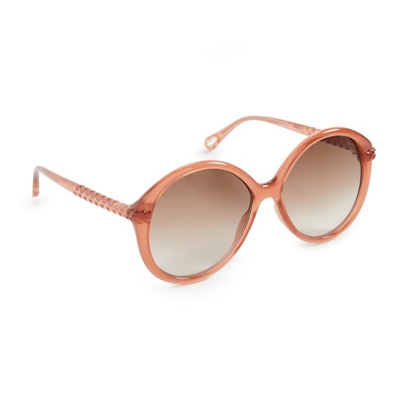 Chloe round “Billie” sunglasses, pink